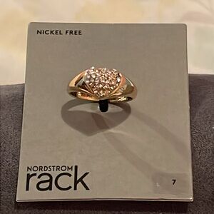 Nordstrom Rack Heart Ring. Size 7 Women